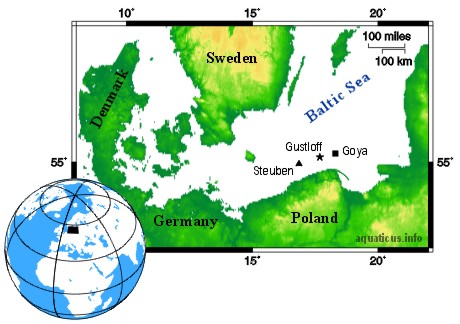 Map of Baltic Sea